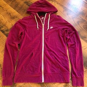 Nike zip-up hoodie hooded sweatshirt